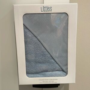 Brand new in box Littles by Gluckstein Home hooded towel for baby